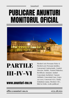 licitatii monitorul oficial